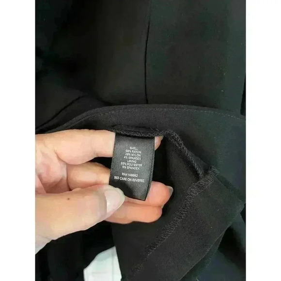 Studio by Torrid Womens Black Ponte Peplum Blazer Jacket Stretch Size 4 Career - Picture 6 of 6